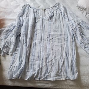 Cato super light bell sleeve top